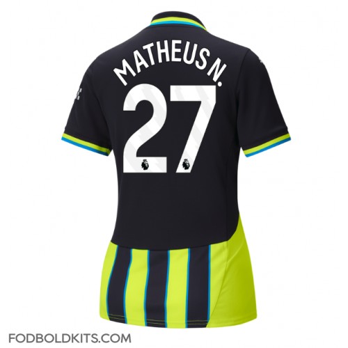 Manchester City Matheus Nunes #27 Udebanetrøje Dame 2024-25 Kortærmet